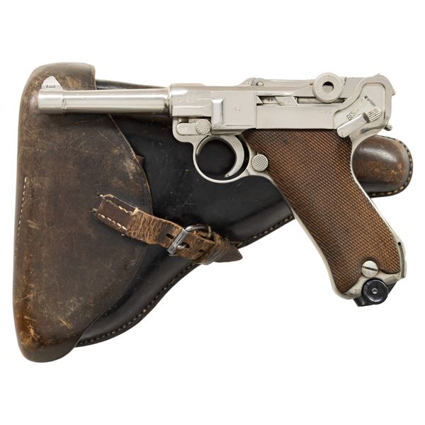 GERMAN WWII MAUSER "BYF" CODE "42" DATE P.08 LUGER