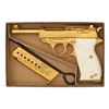 Image 2 : MAGNIFICENT WALTHER P.38 GOLD ENGRAVED, BOXED WITH