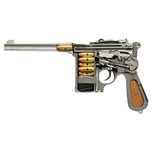 CHINESE SHANSEI ARSENAL .45 ACP C96 CUTAWAY.