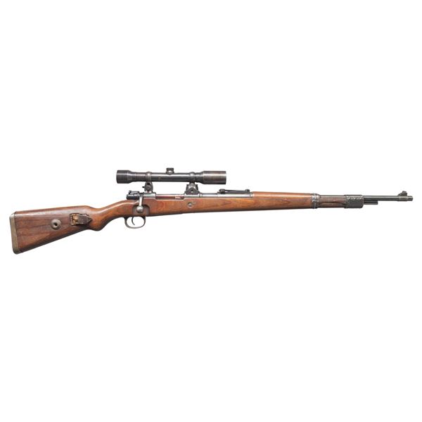 SCARCE HIGH TURRET MAUSER K98K BOLT ACTION SNIPER