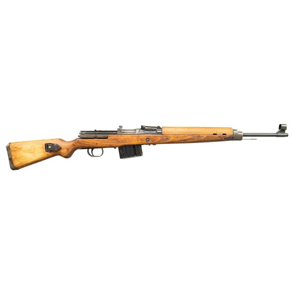 LATE WAR WALTHER K43 SEMI AUTO RIFLE.