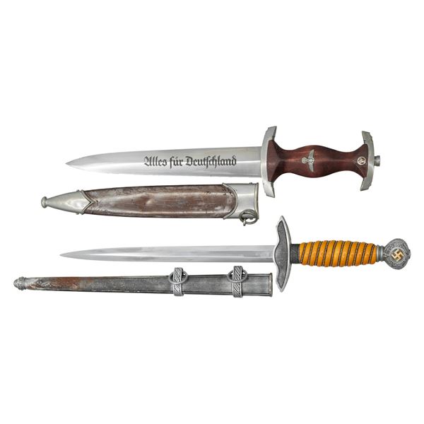 2 WWII GERMAN DAGGERS.