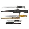 Image 2 : 3 WWII GERMAN EDGED WEAPONS.