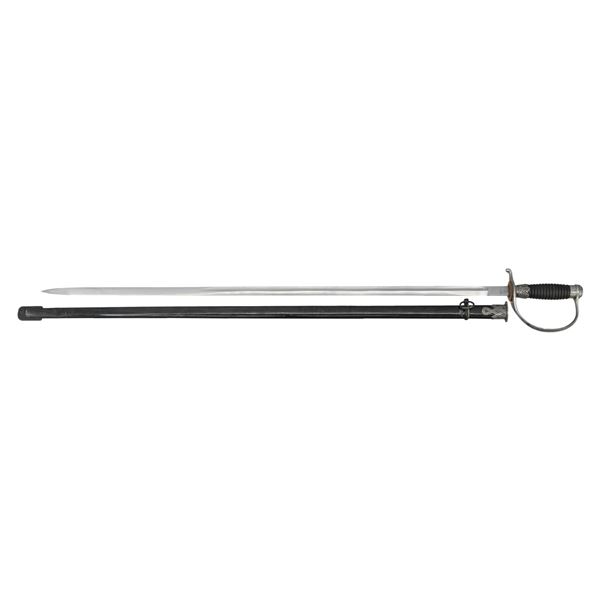 WWII GERMAN POLICE SWORD WITH SS PROOFED BLADE.