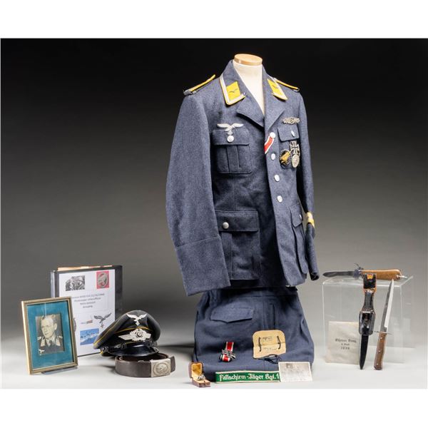 WWII GERMAN LUFTWAFFE SARGENT'S UNIFORM & RELATED