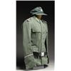 Image 1 : WWII GERMAN POLICE TUNIC, HAT AND BELT.