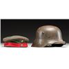 Image 1 : WWI GERMAN M1916/17 HELMET WITH CAMOFLAUGE PAINT &