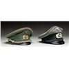 Image 1 : 2 WWII GERMAN VISOR CAPS.