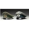 Image 2 : 2 WWII GERMAN VISOR CAPS.