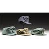 Image 1 : FOUR WWII GERMAN M43 STYLE CAPS.