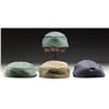 Image 3 : FOUR WWII GERMAN M43 STYLE CAPS.