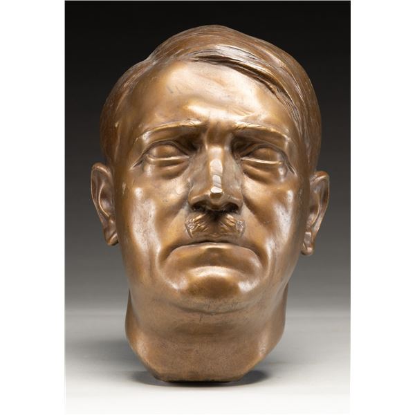 EXCEPTIONALLY LARGE & WELL EXECUTED BRONZE BUST OF