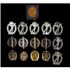 Image 2 : 16 WWII GERMAN BADGES.