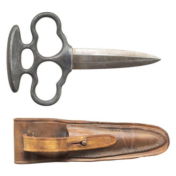 WWI BRITISH ROBBINS DUDLEY TRENCH PUSH DAGGER.