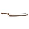 Image 2 : JAPANESE WAKIZASHI WITH WWII WOODEN SHIPPING CRATE