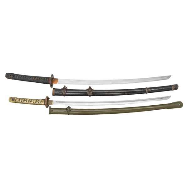 2 JAPANESE SHIN-GUNTO KATANA.