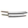 Image 1 : JAPANESE SHIN-GUNTO KATANA & A WAKIZASHI.
