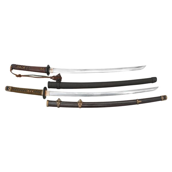 2 JAPANESE SHIN-GUNTO KATANA.