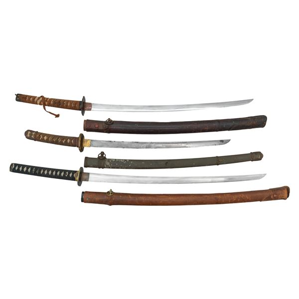 JAPANESE KATANA & WAKIZASHI.
