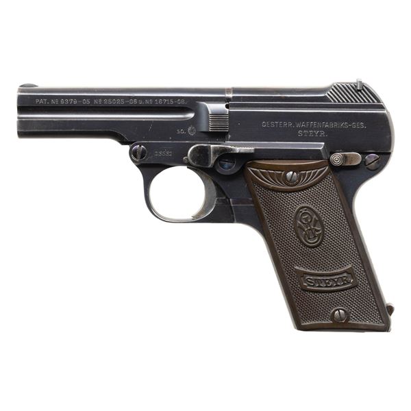 STEYR PIEPER 1908 SEMI AUTO PISTOL.
