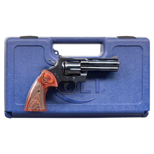 4" COLT PYTHON DOUBLE ACTION REVOLVER.