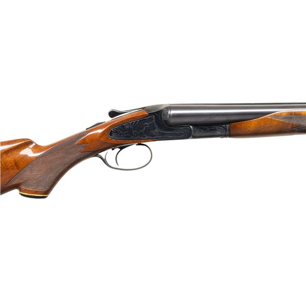 L. C. SMITH IDEAL GRADE SIDE BY SIDE SHOTGUN.