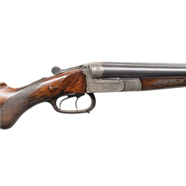 CASED PR OF F.W. KESSLER BOXLOCK SXS SHOTGUNS.