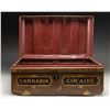 Image 2 : METAL TRUNK LABELED "CANNABIS COCAINE".