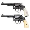 Image 4 : PAIR OF ENGRAVED SMITH & WESSON VICTORY MODEL DA