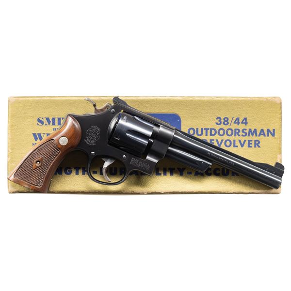 SMITH & WESSON 38/44 OUTDOORSMAN DA REVOLVER.