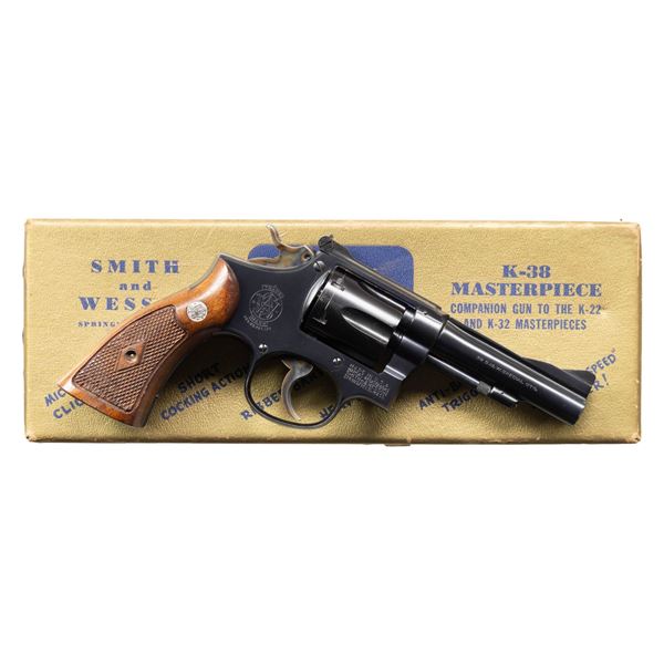 SMITH & WESSON COMBAT MASTERPIECE DA REVOLVER.