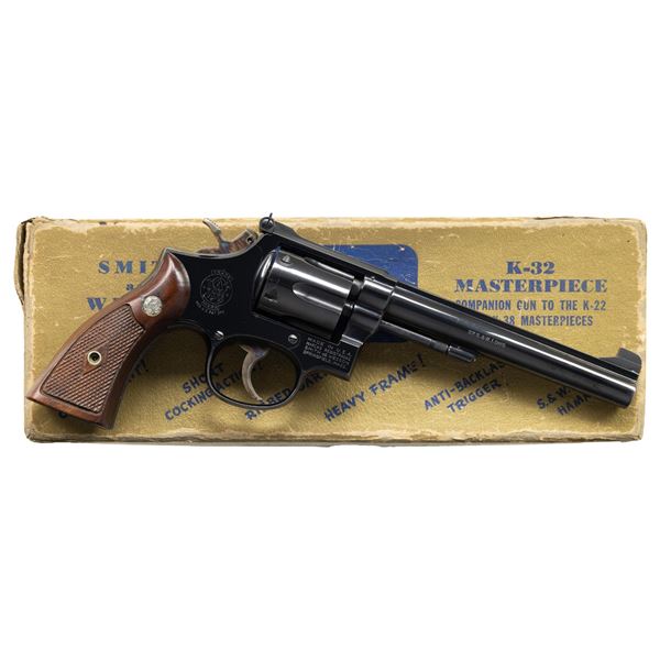 SCARCE SMITH & WESSON 16-2 DA REVOLVER.