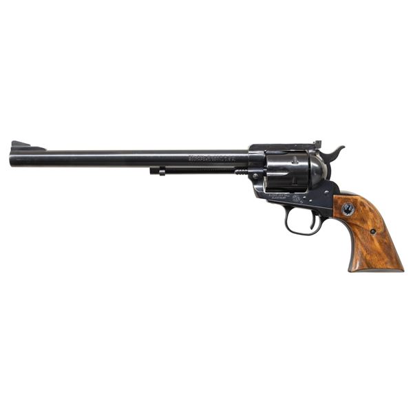 RARE 10" RUGER 357 FLAT TOP BLACKHAWK REVOLVER.