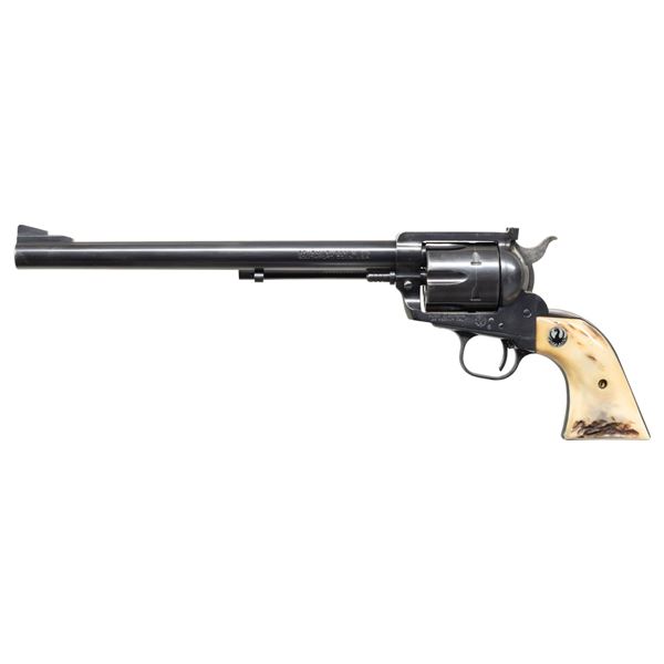 RARE 10" RUGER 44 FLAT TOP BLACKHAWK REVOLVER.