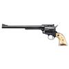 Image 1 : RARE 10" RUGER 44 FLAT TOP BLACKHAWK REVOLVER.