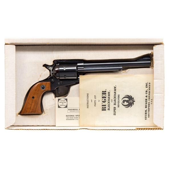 WHITE BOXED RUGER OLD MODEL SUPER BLACKHAWK