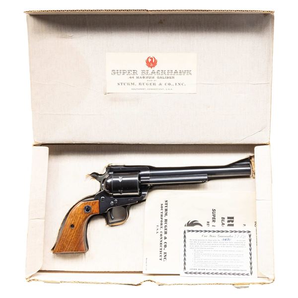 WHITE BOXED RUGER OLD MODEL SUPER BLACKHAWK