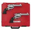 Image 1 : CASED SET OF RUGER STAINLESS NEW VAQUERO SASS