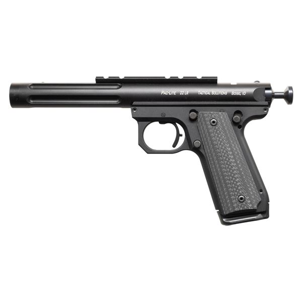 CUSTOM RUGER 22/45 SEMI AUTO PISTOL.