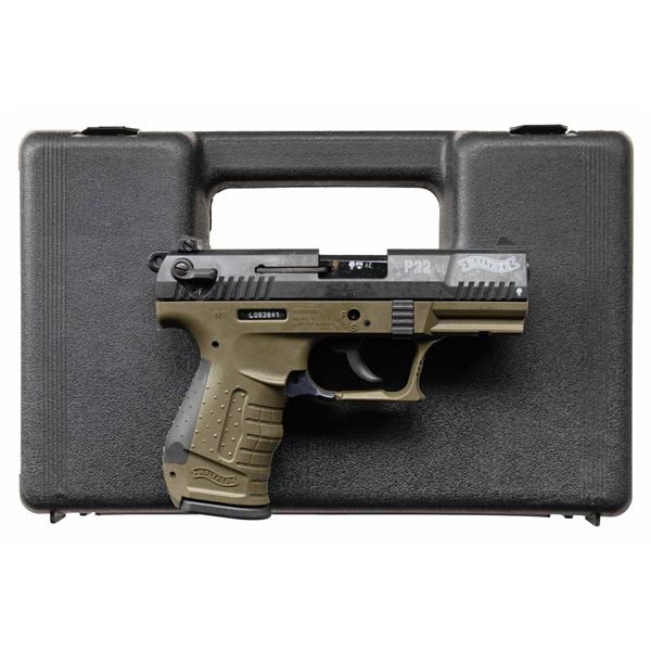 WALTHER P22 SEMI AUTO PISTOL.