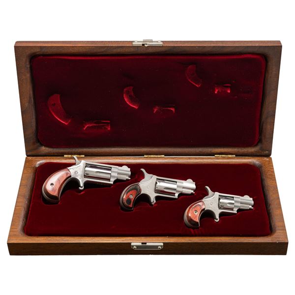 LOT OF 3 NAA SA POCKET REVOLVERS.