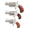Image 3 : LOT OF 3 NAA SA POCKET REVOLVERS.