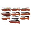 Image 2 : TEN MARBLES GLADSTONE MI SHEATH KNIVES.