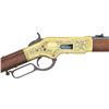Image 3 : FINE ENGRAVED & GOLD PLATED WINCHESTER 1866