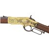 Image 4 : FINE ENGRAVED & GOLD PLATED WINCHESTER 1866