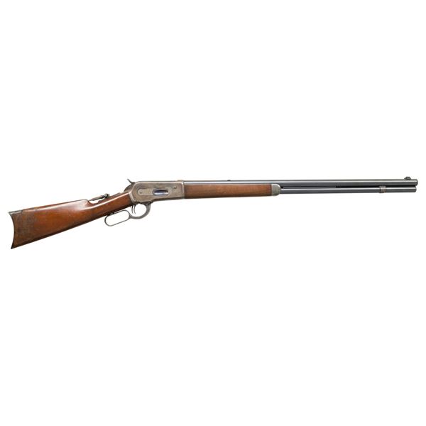 ANTIQUE WINCHESTER 1886 LEVER ACTION RIFLE.