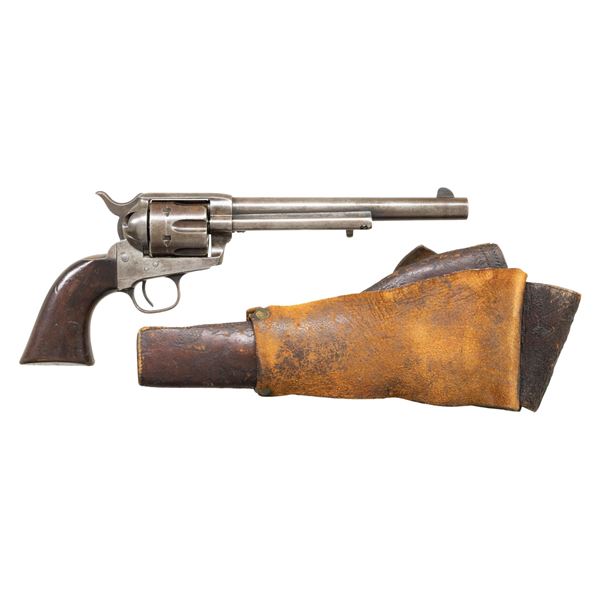 COLT CAVALRY SINGLE ACTION ARMY REVOLVER, ISSUED