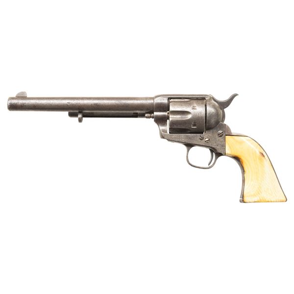 "REPUBLIC OF MEXICO" SURCHARGED COLT SAA REVOLVER.