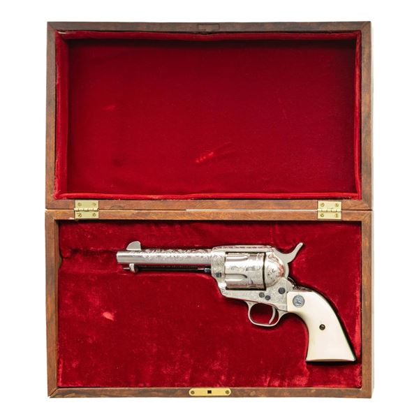BEAUTIFUL SHANNON HAND ENGRAVED COLT 2ND GEN SAA