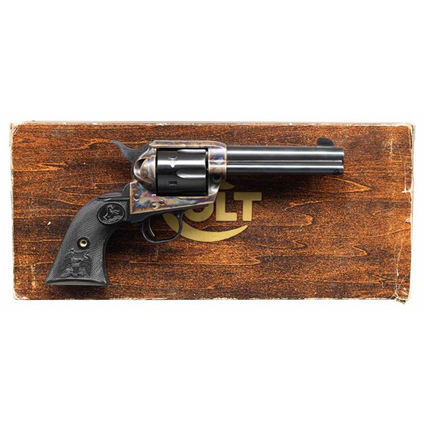 VERY GOOD COLT EARLY 3RD GEN SAA REVOLVER WITH